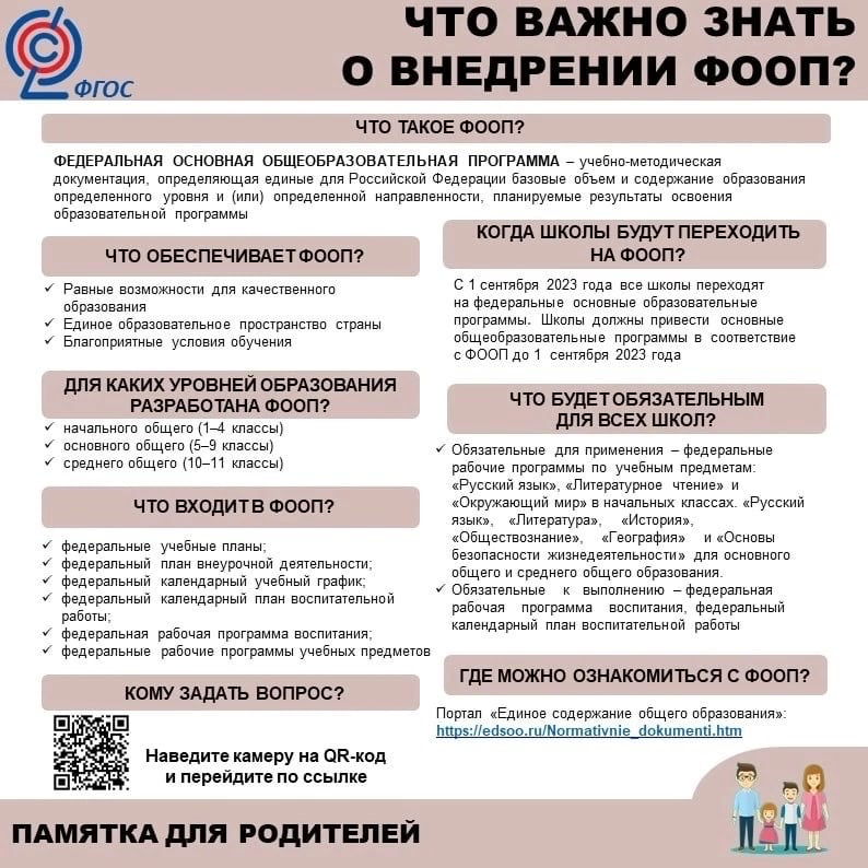 Что важно знать о внедрении ФООП?